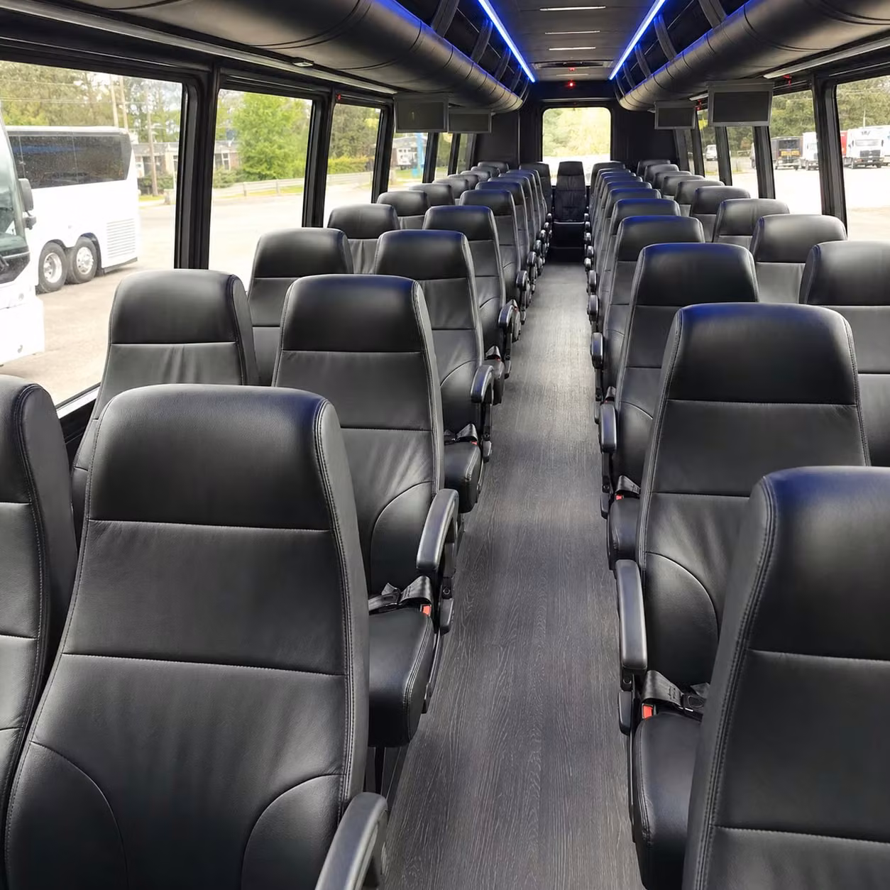 25 passenger minibus interior