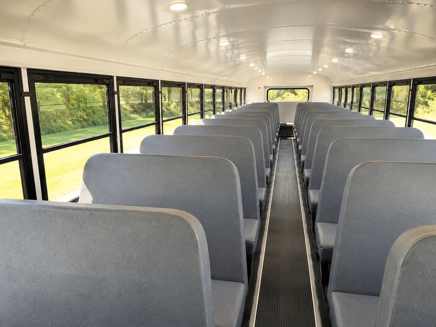 school bus interior